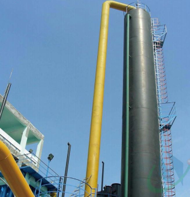 Tannin extract desulfurization system